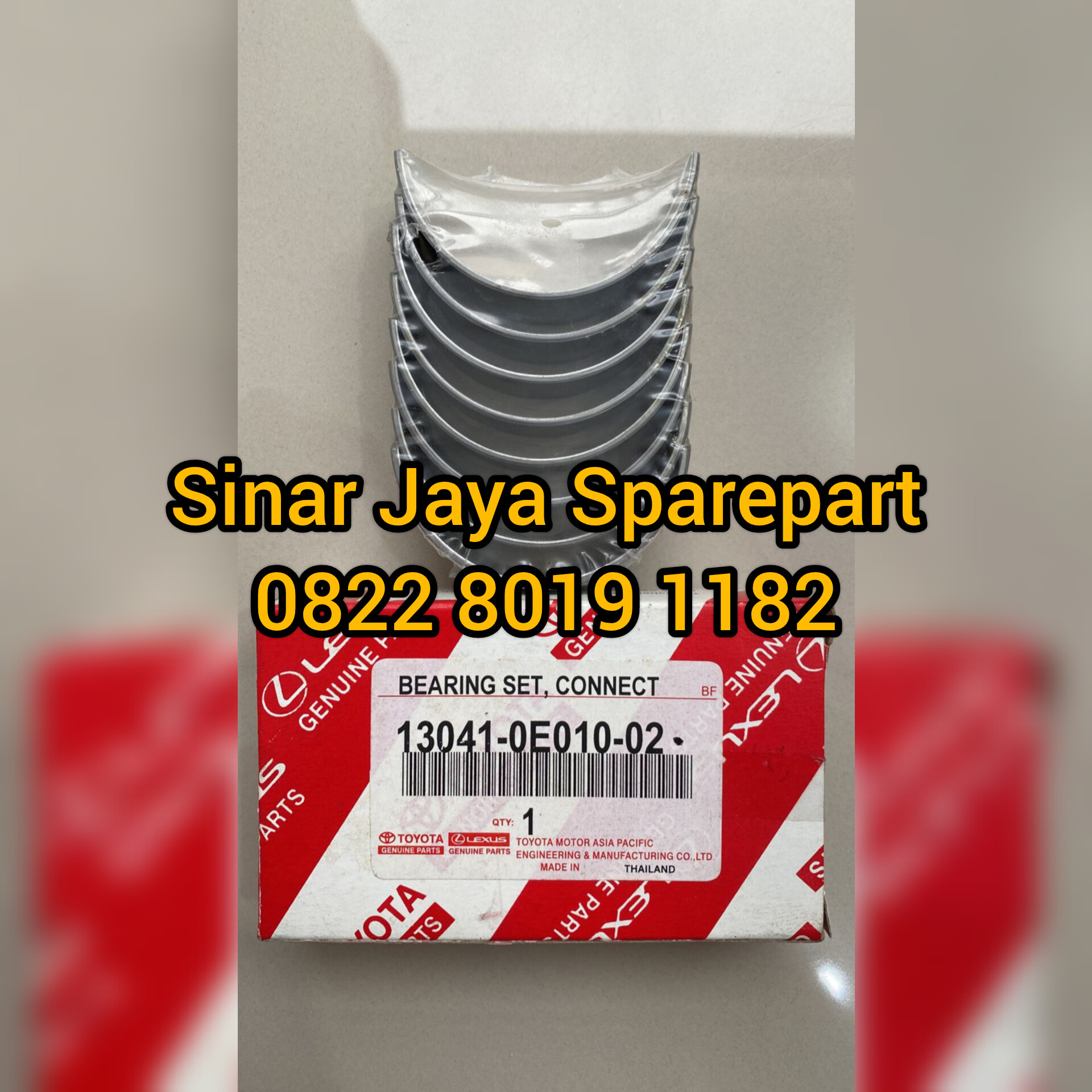 Metal Jalan Standar Hilux Revo 2.4cc Innova Reborn 2.4cc Fortuner VRZ 2.4cc Original 13041-0E011-02 Harga 800,000 rupiah*Gratis Ongkir