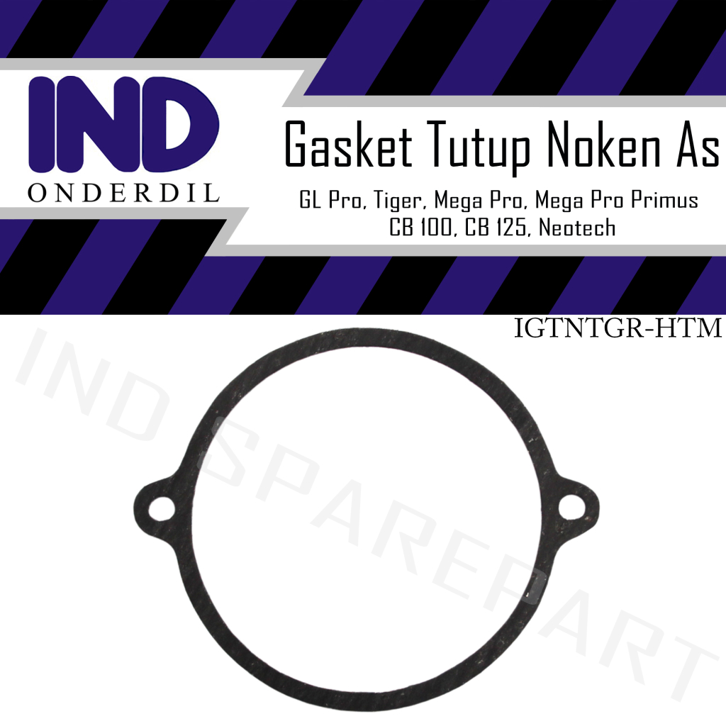 Gasket Packing-Paking Tutup Noken As Hitam GL Pro & Mega Pro-Primus & CB 100-125 & Neotech Harga  2,780 Ringgit*Penghantaran Percuma