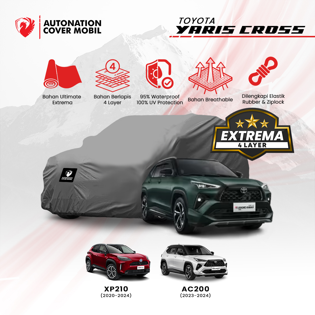 Autonation Garage - Cover Mobil Toyota Yaris Cross Extrema 4 Layer Harga 1,121,000 rupiah*Gratis Ongkir