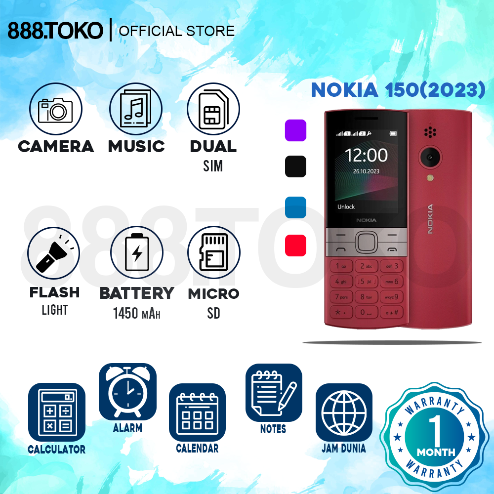 HP 150/2023 Dual Sim Original Harga 269,000 rupiah*Gratis Ongkir