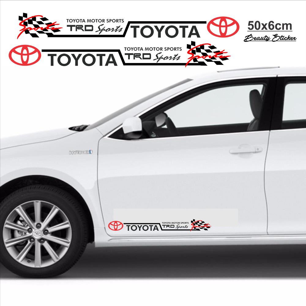 Stiker Striping Trd Sport Stiker Pintu Mobil Stiker All Mobil Toyota Harga  30,000 Ringgit*Penghantaran Percuma