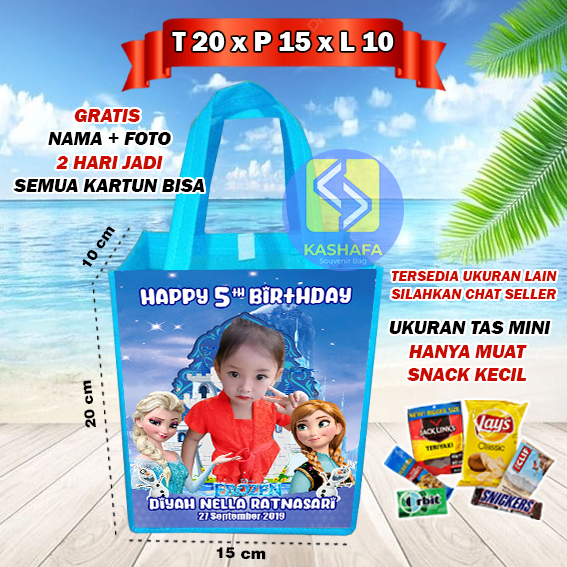 (40 PCs Mini) children's birthday bags characters / cheap characters children's birthday party bags