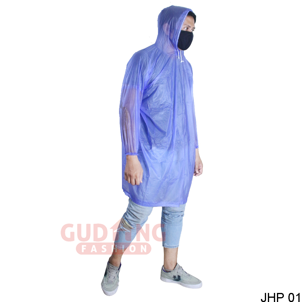 Raincoat Jas Hujan Ponco Plastik Lentur Elastis Dewasa - Banyak Pilihan Harga 34,570 rupiah*Gratis Ongkir