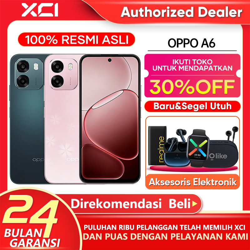 Oppo A6 (6/128)(6/256) - 7000Mah + 45W Supervooc Nfc 100% Original Official Guarantee Latest Oppo 2025 Giá 2,899,000 Đồng*Miễn phí vận chuyển