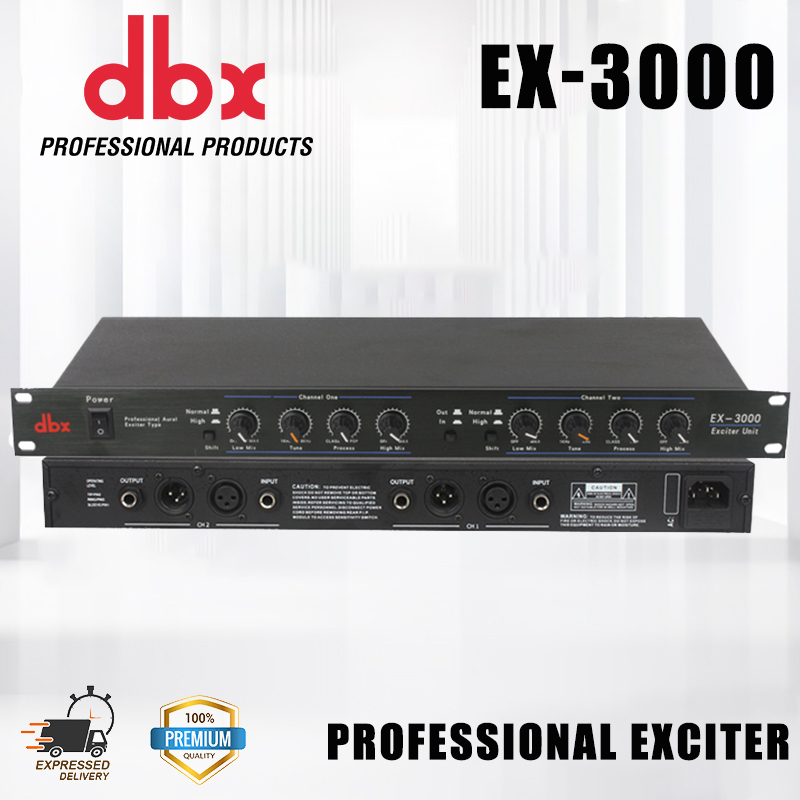 DBX ex3000 bass booster maximizer digital audio boost sound audio exciter speaker management processor professional audio processor stage audio Harga 510,000 rupiah*Gratis Ongkir