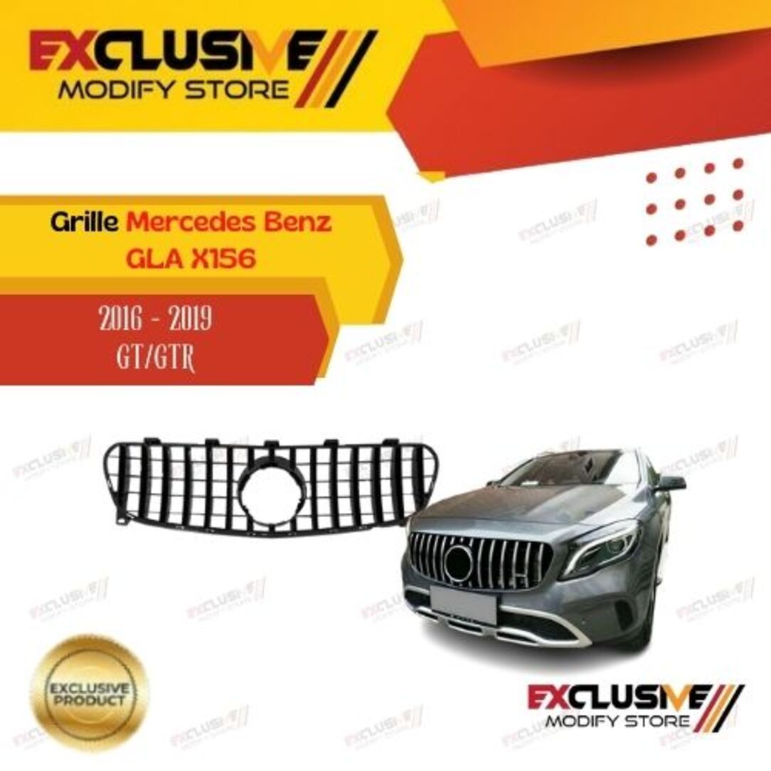 Grille Mercedes Benz GLA X156 GT/GTR 2016-2019 Giá 1,500,000 Đồng*Miễn phí vận chuyển