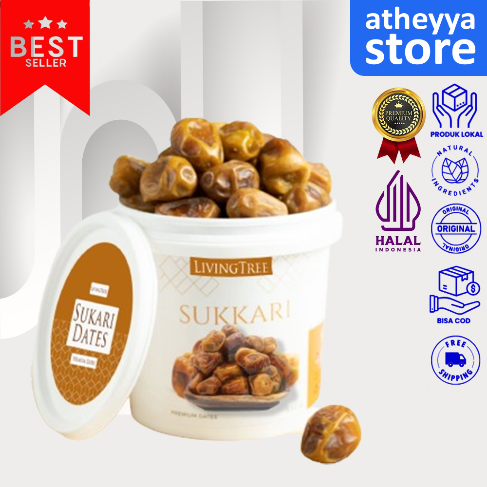 Kurma Sukari Ember 850gr Grade A Premium - Terima Kasih