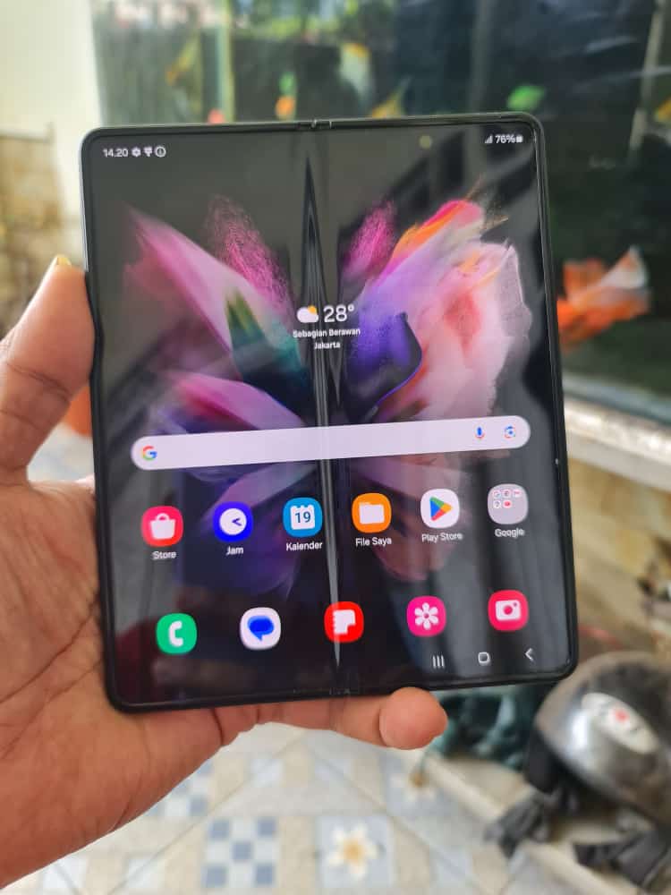 Promotion! !! Samsung Galaxy Z Fold 3 - 12/512 Gb - Original Used Official Samsung - Permanent Imei Harga  7,555,111 Ringgit*Penghantaran Percuma