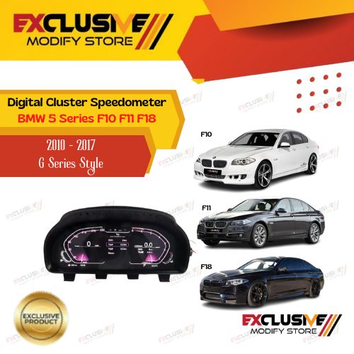 Digital cluster speedometer for BMW F10 F11 F18 (10-17) G series style Harga 12,750,000 rupiah*Gratis Ongkir