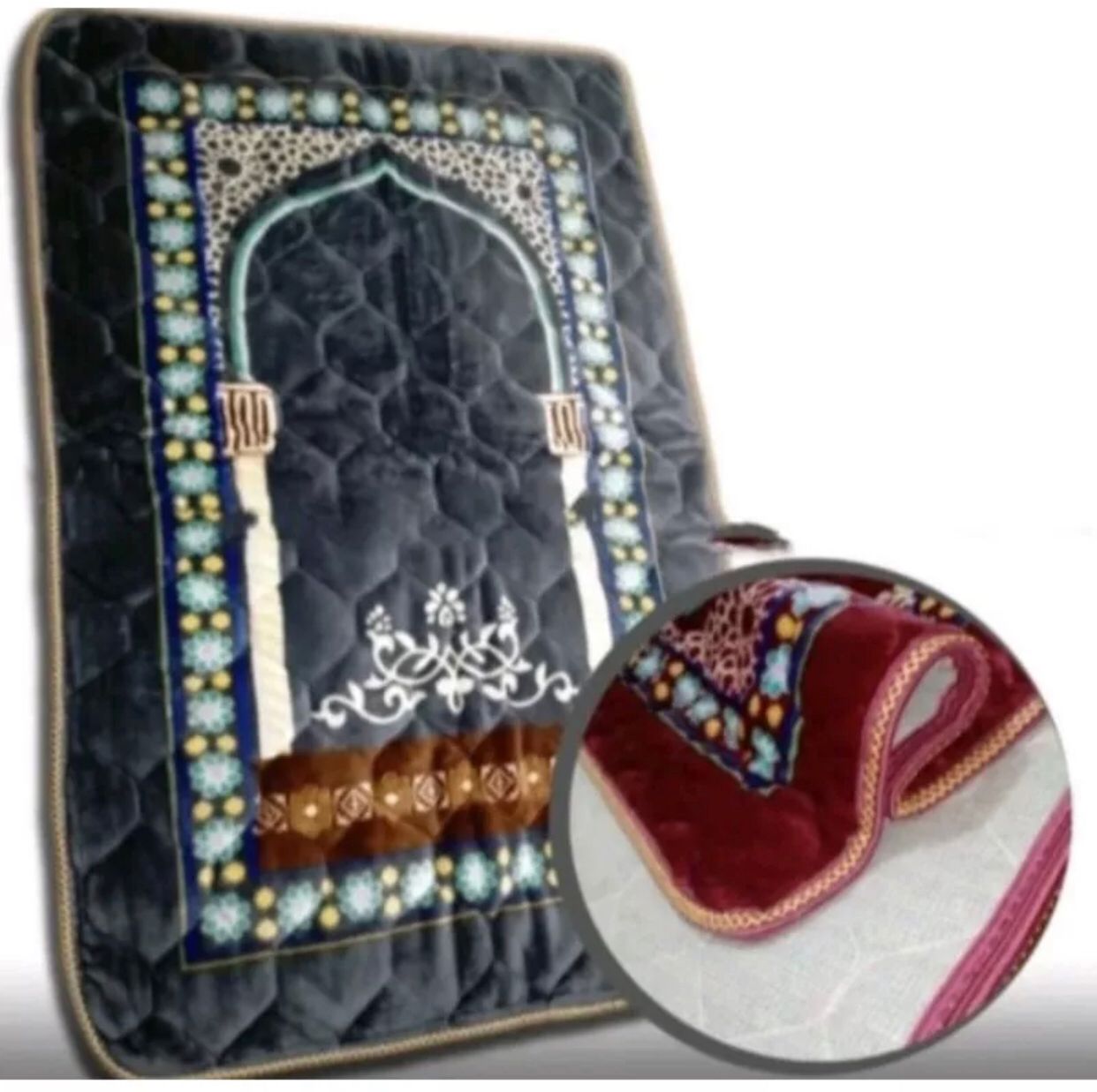 Sajadah Empuk,dan Tebal Anti Slip Ukuran 70 X 110