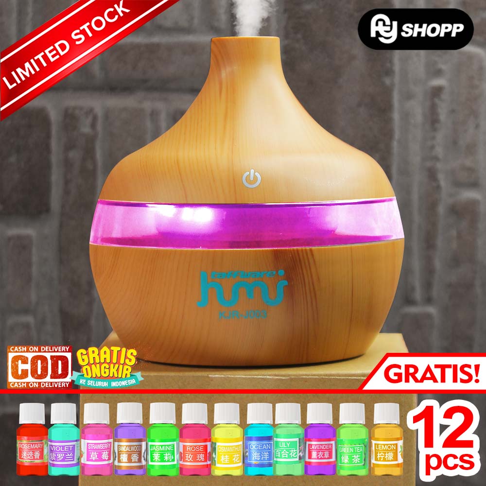 Pengharum ruangan kamar tidur, Aroma terapi kamar tidur, Humidifier, Diffuser aromaterapi - Bonus 12 E…