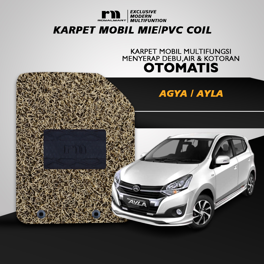 KARPET MOBIL TOYOTA AGYA/DAIHATSU AYLA FULL BAGASI 2 WARNA Harga 1,220,000 rupiah*Gratis Ongkir