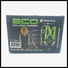 HARNESS SAFETY BELT FULL BODY SINGLE HOOK ECO TALI PENDUKUNG