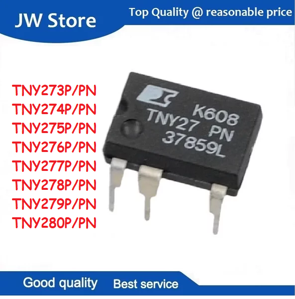 10pcs TNY274 TNY274PN DIP-7 IC Chip - Power Management Switching Regulator