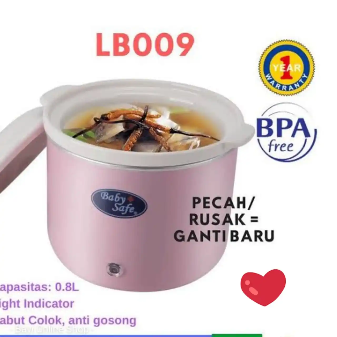 baby safe food maker rusak