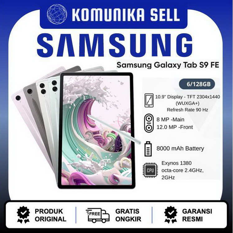 Samsung Galaxy Tab S9 Fe - 6Gb/128Gb Harga  6,420,000 Ringgit*Penghantaran Percuma