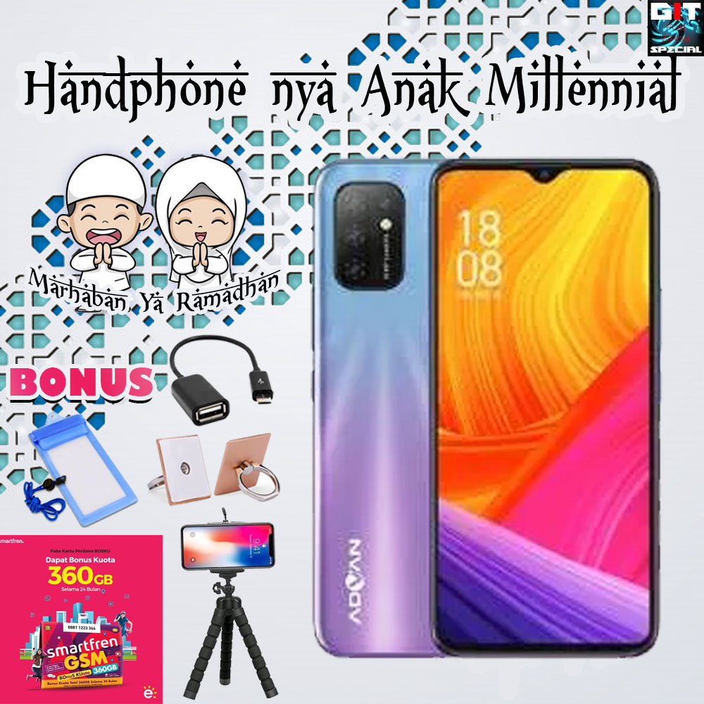 Advan G9 Pro 6GB/64GB 4K POWER OF GAMING Garansi Resmi Bonus Kuota Internet Gratis