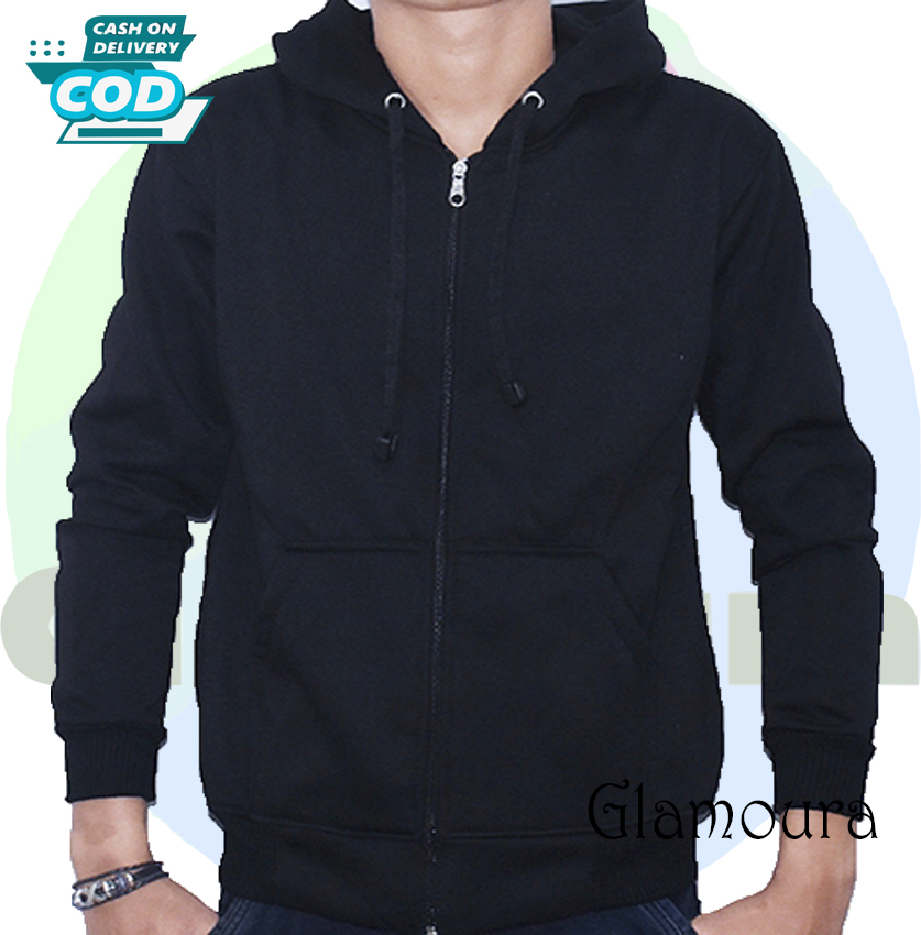 Jaket hot sale hoodie zipper