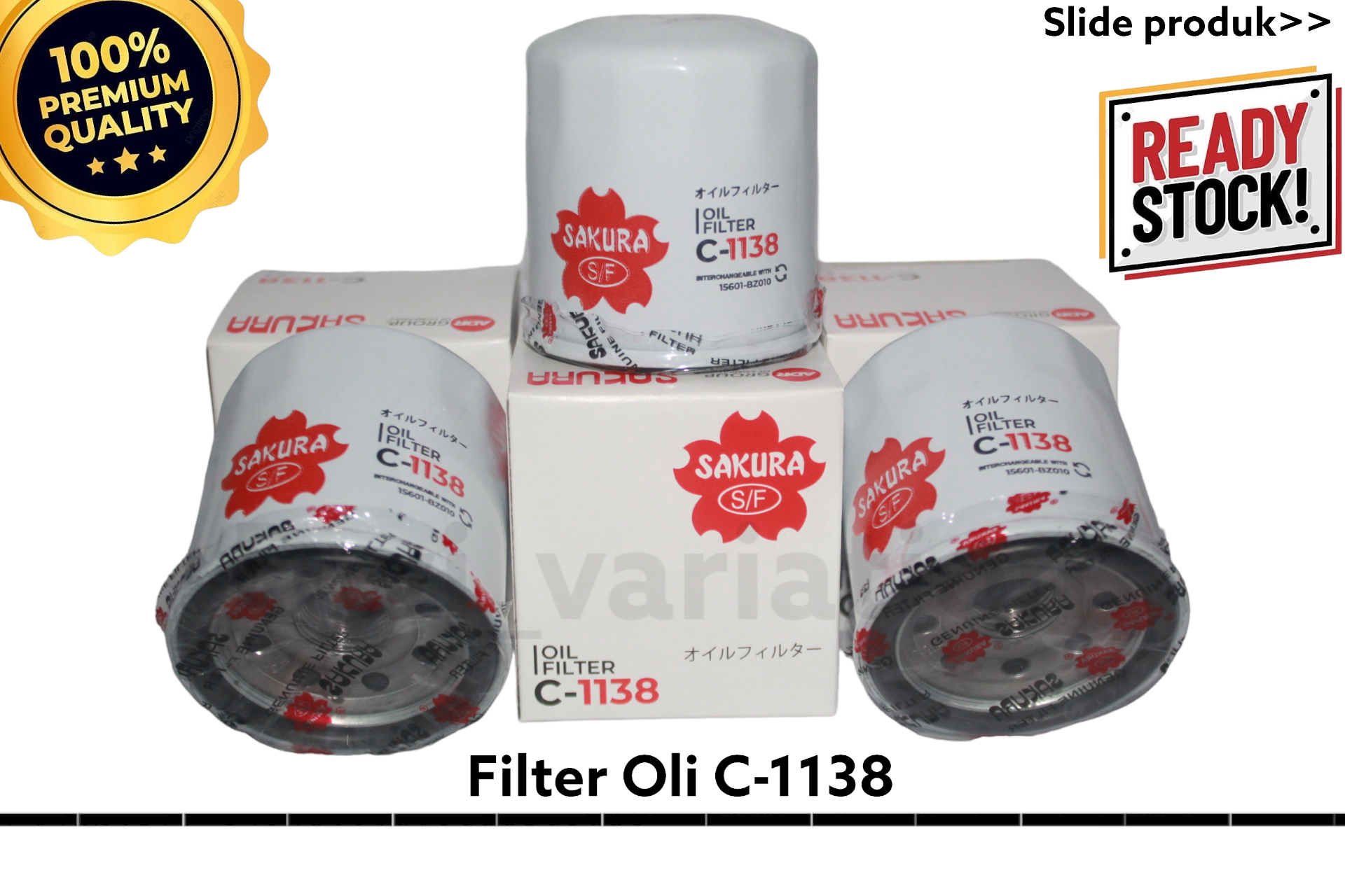 FILTER OLI TOYOTA AVANZA CALYA AGYA RUSH ORIGINAL PRODUK C-1138 Harga 35,400 rupiah*Gratis Ongkir