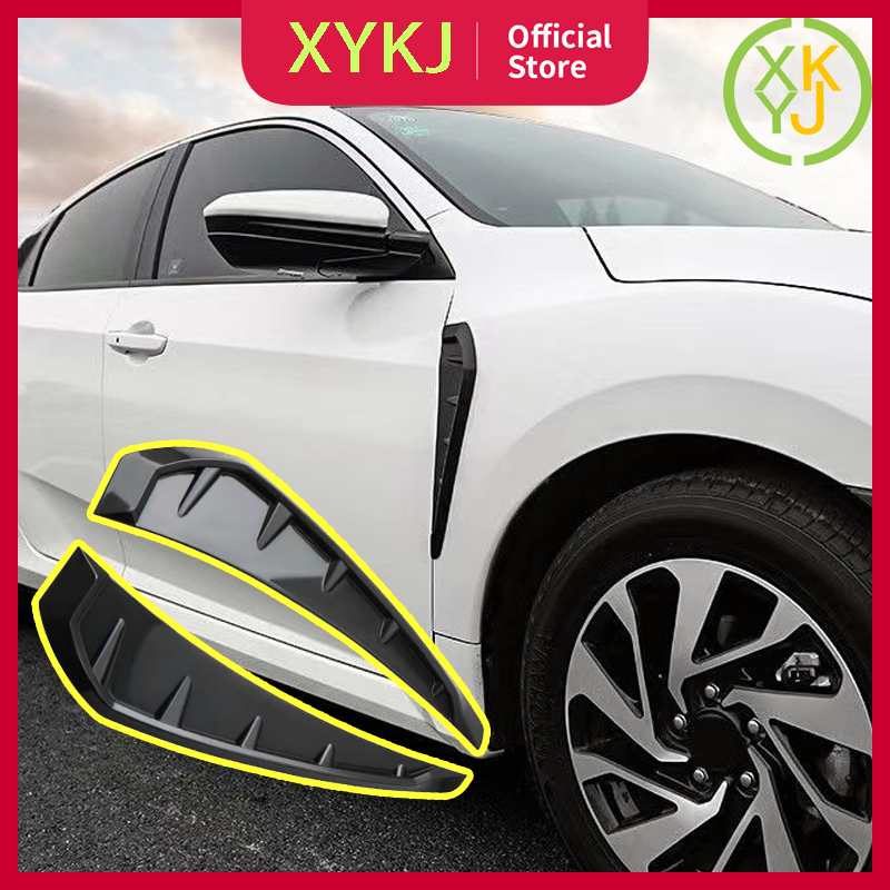 Car side stickers car leaf panel 2 PCs decorative stickers car body Fender change wing side vessels Harga 94,159 rupiah*Gratis Ongkir