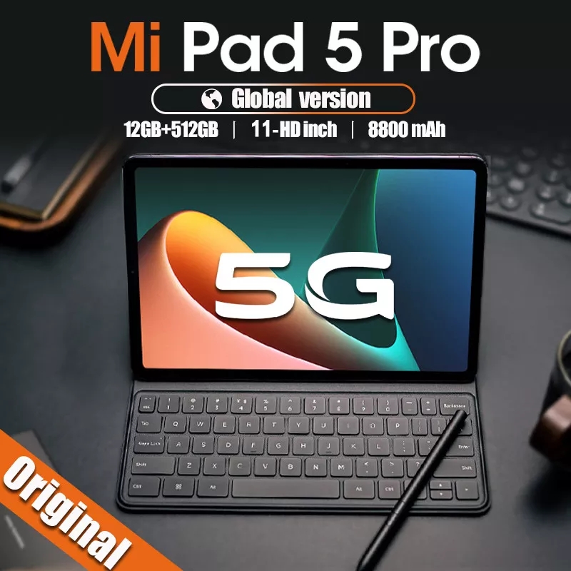 mi ped 5 pro - XIOAMI pad 5 pro (10GB+256GB) Snapdragon 860 13mp kamera Layar 11" WQHD 120HZ Disply dua sim card micro sd wifi Harga 9,400,000 rupiah*Gratis Ongkir