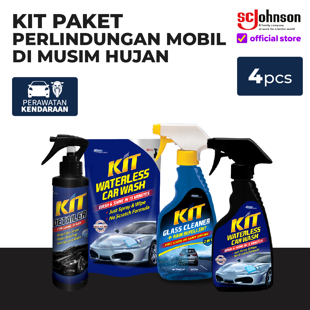 KIT Paket Perlindungan Mobil di Musim Hujan Harga 107,423 rupiah*Gratis Ongkir
