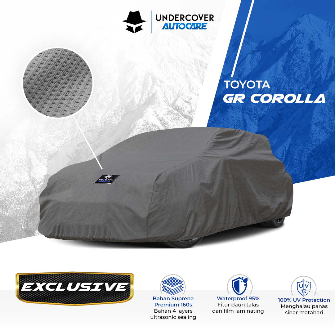 Cover Mobil Toyota GR Corolla Exclusive - Undercover Autocare Harga 1,163,000 rupiah*Gratis Ongkir