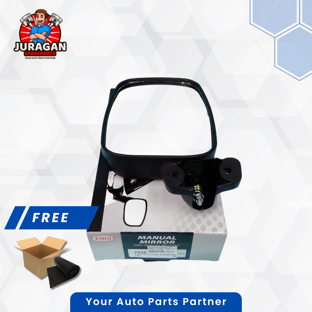 Kaca Spion Mirror Mobil Toyota Kijang Super Kf40 - Original Merek Merk Emgi - Ready Kanan/Kiri (Harga Satuan) - Murah - Cod Bisa Bayar Di Tempat Harga 36,700 rupiah*Gratis Ongkir
