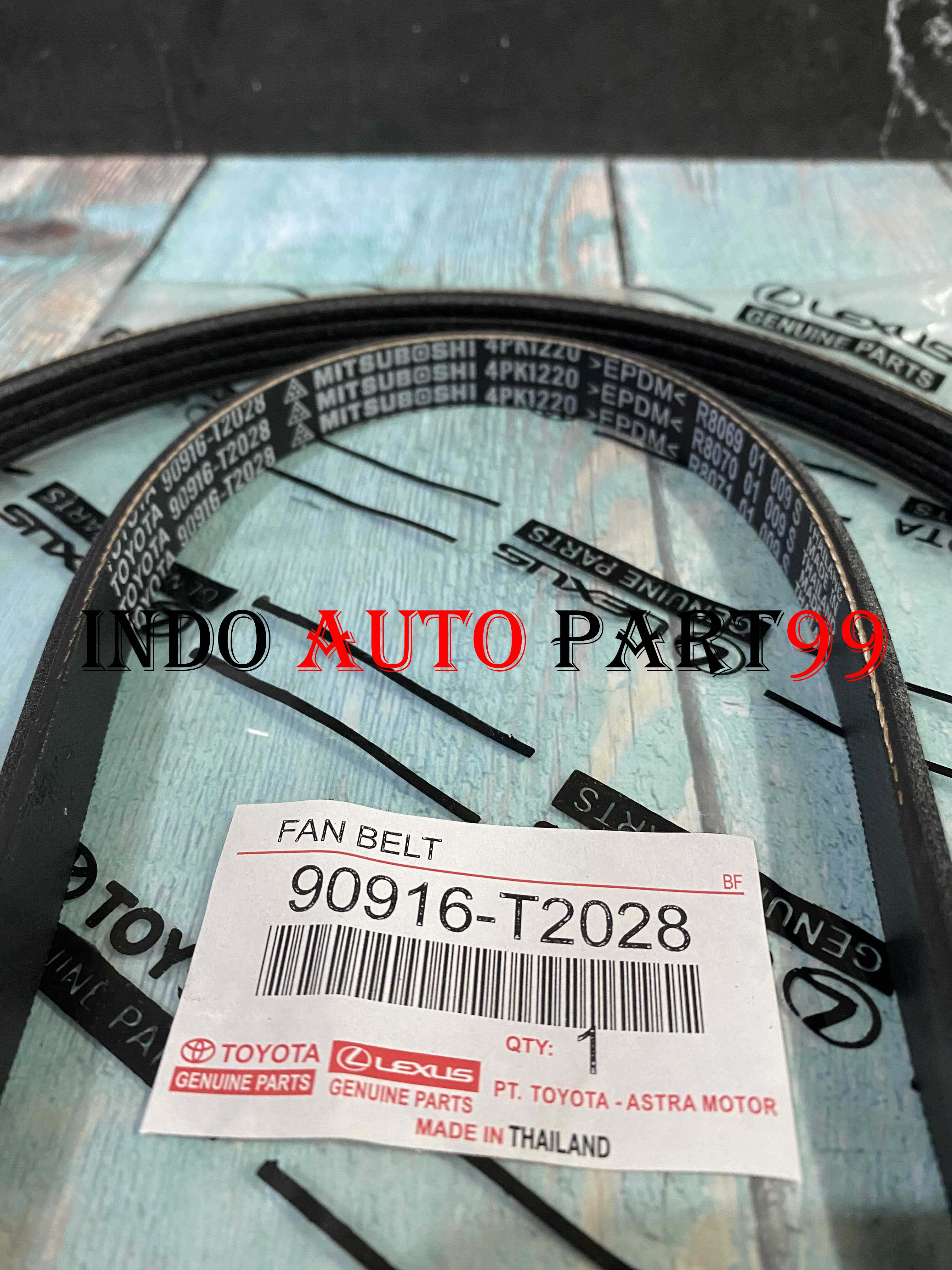 Vanbelt Van Belt Tali Kipas 4PK 1220 Vios Yaris 07 Ke atas Harga 50,000 rupiah*Gratis Ongkir