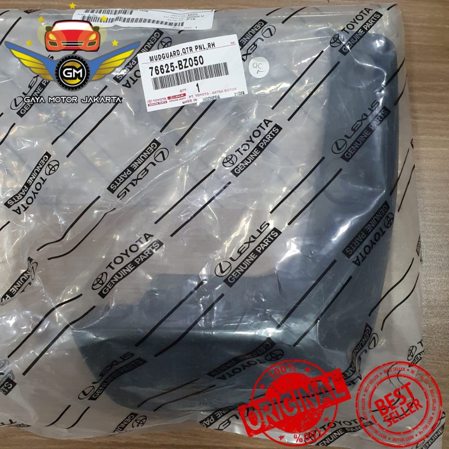 Karpet Lumpur-MudGuard Belakang Kanan All New Avanza-Xenia 76625-BZ050 Harga 98,000 rupiah*Gratis Ongkir
