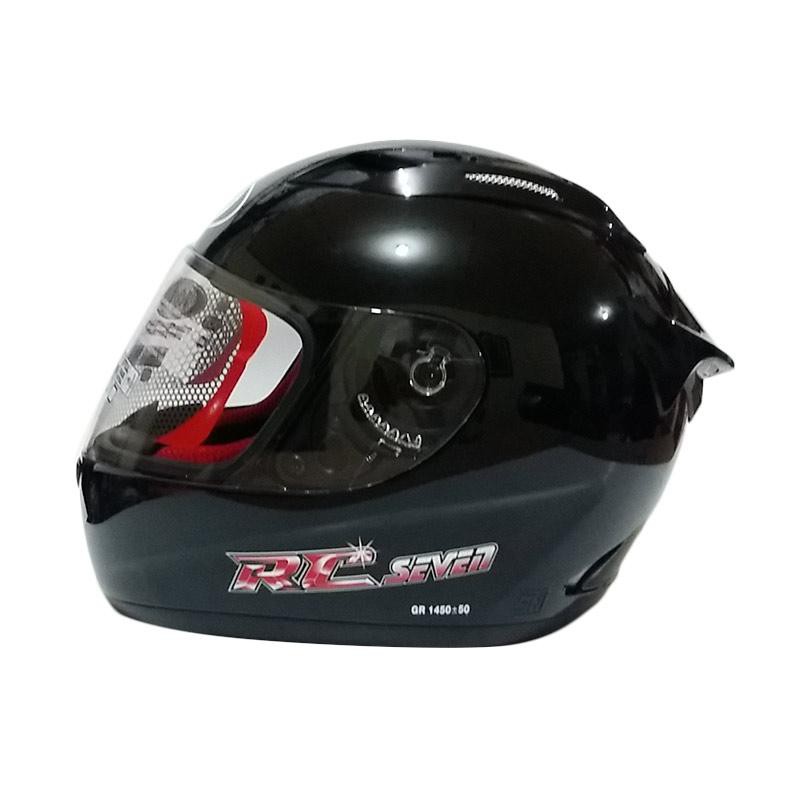 HELM KYT RC SEVEN SOLID - BLACK Harga 480,000 rupiah*Gratis Ongkir