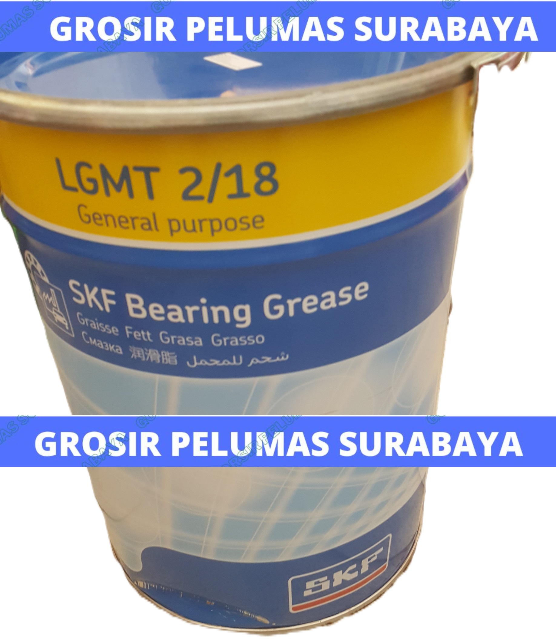 ORIGINAL Grease SKF LGMT 2/18 NLGI 2 / 18 PAIL Stempet Lithium Gemuk General purpose BEaring tahan panas Giá 6,789,999 Đồng*Miễn phí vận chuyển