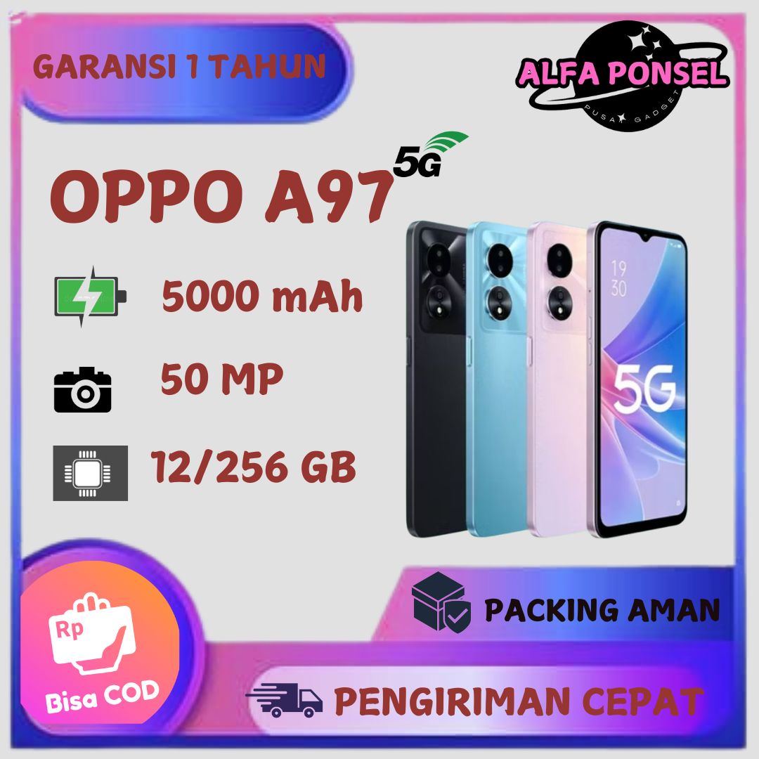 Oppo A97 Smartphone 12/256Gb Ram Fullset 1 Year Guarantee Giá 1,038,510 Đồng*Miễn phí vận chuyển