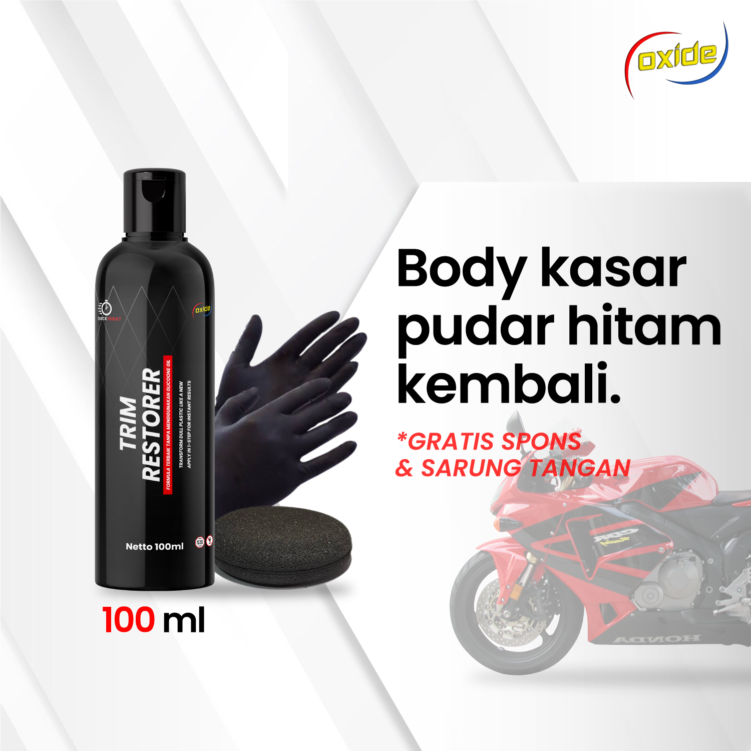 Penghitam body penghitam motor body ataupenghitam permanent body Harga 49,000 rupiah*Gratis Ongkir