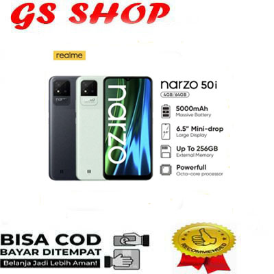 HANDPHONE REALMI NARZO 50i RAM 4/64GB KUALITAS TERBAIK - Jenama Tidak Ada Merek Harga 1,359,000 Ringgit*Penghantaran Percuma