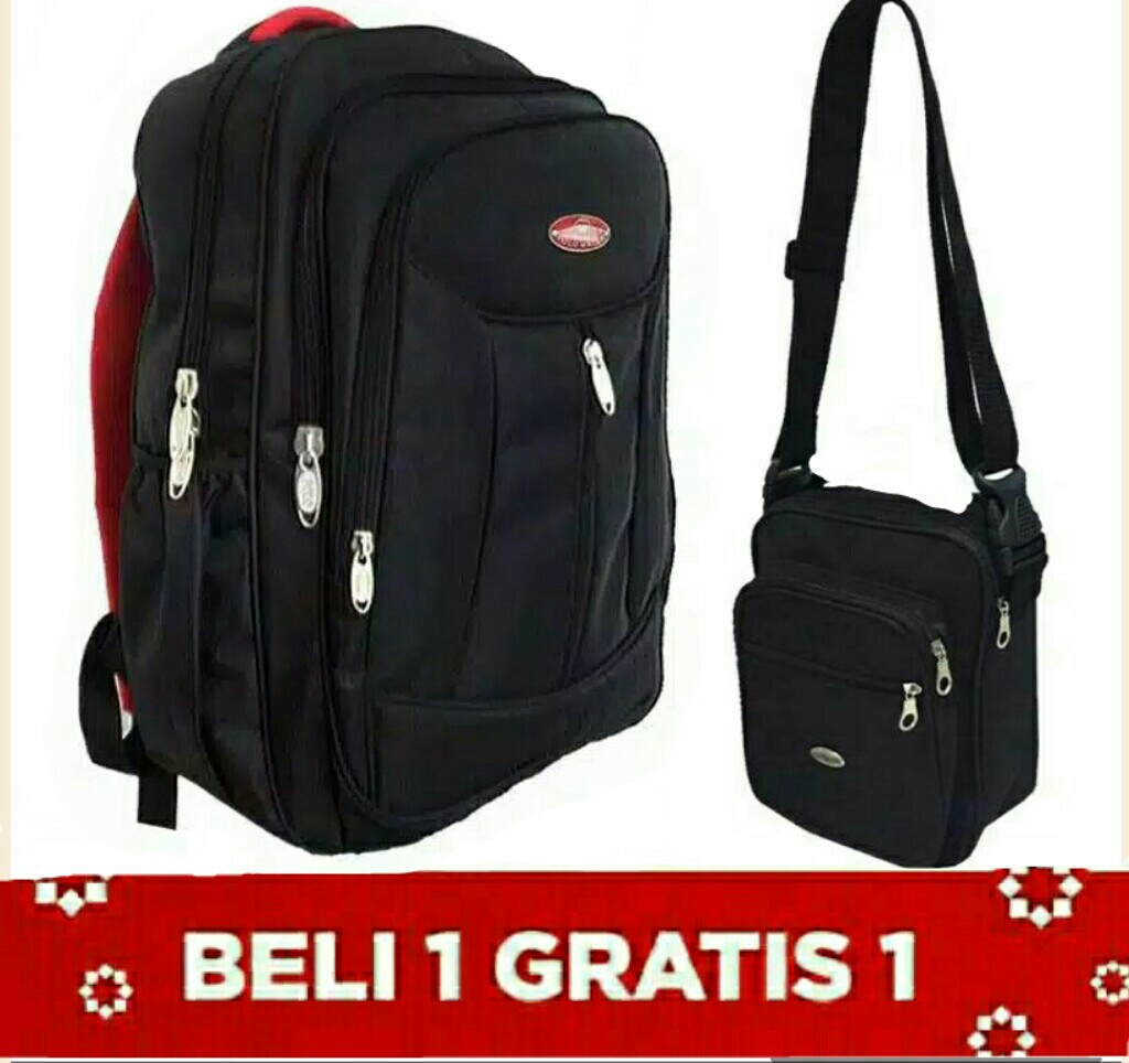 Bayar DI Tempat TAS Ransel Pria Polo / TAS Ransel Sekolah Kuliah Kerja Dewasa / Muat Laptop Buat Mudik