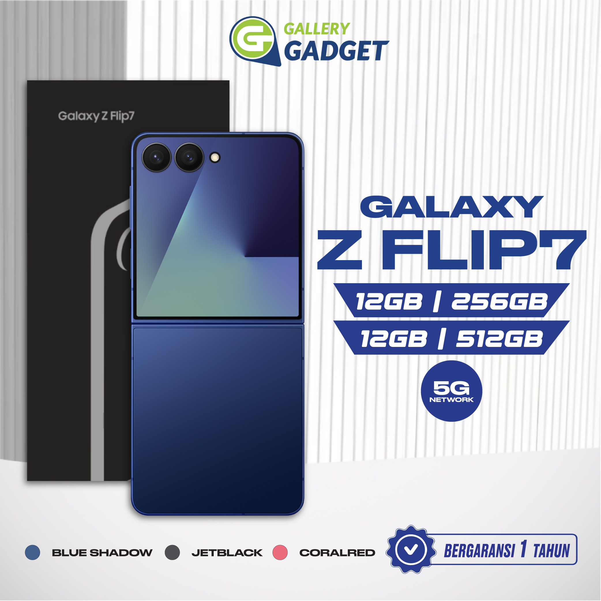 Samsung Galaxy Z Flip7 Flip 7 12/256 12/512 GB 12GB 256GB 512GB Smartphone AI Hp Lipat Harga 17,999,000 rupiah*Gratis Ongkir
