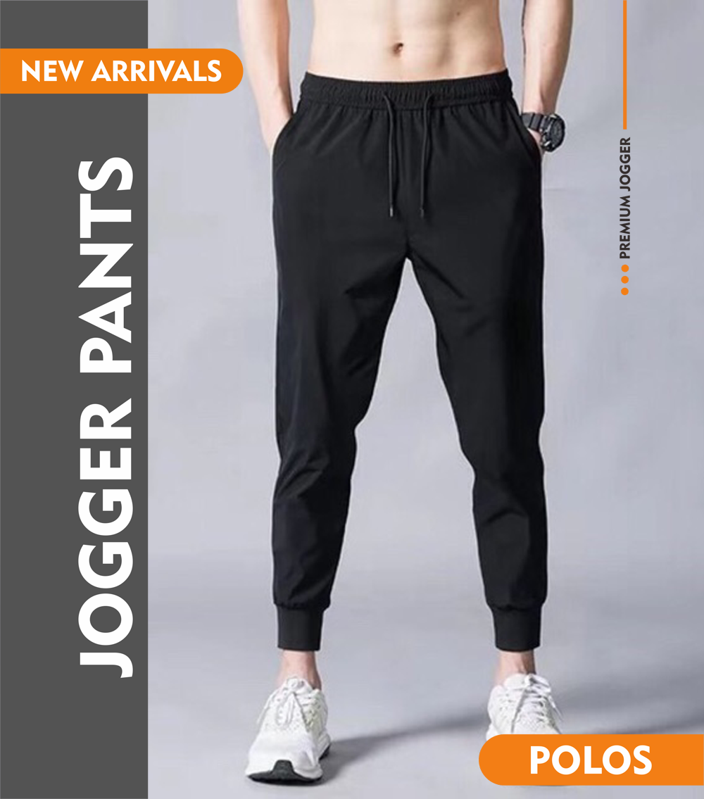Jagger Pants Black Celana Jogger Joger Pants Model Slim Panjang