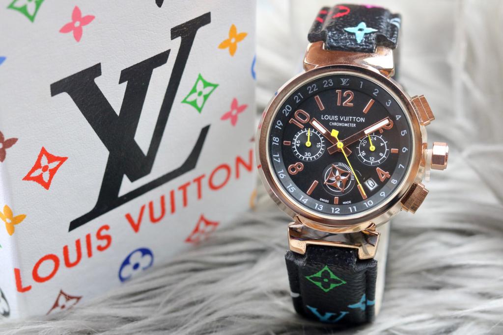 Louis vuitton chronometer, Fesyen Wanita, Jam Tangan di Carousell