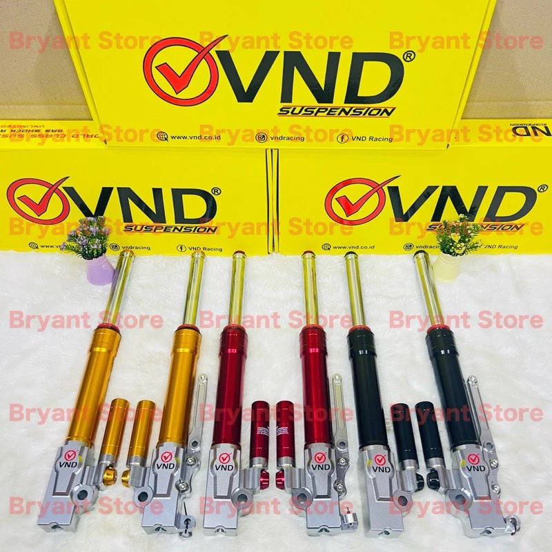 Cod universal VND motorcycle suspension shock absorber for Yamaha/Suzuki/Kawasaki-black color Harga 110,000 rupiah*Gratis Ongkir