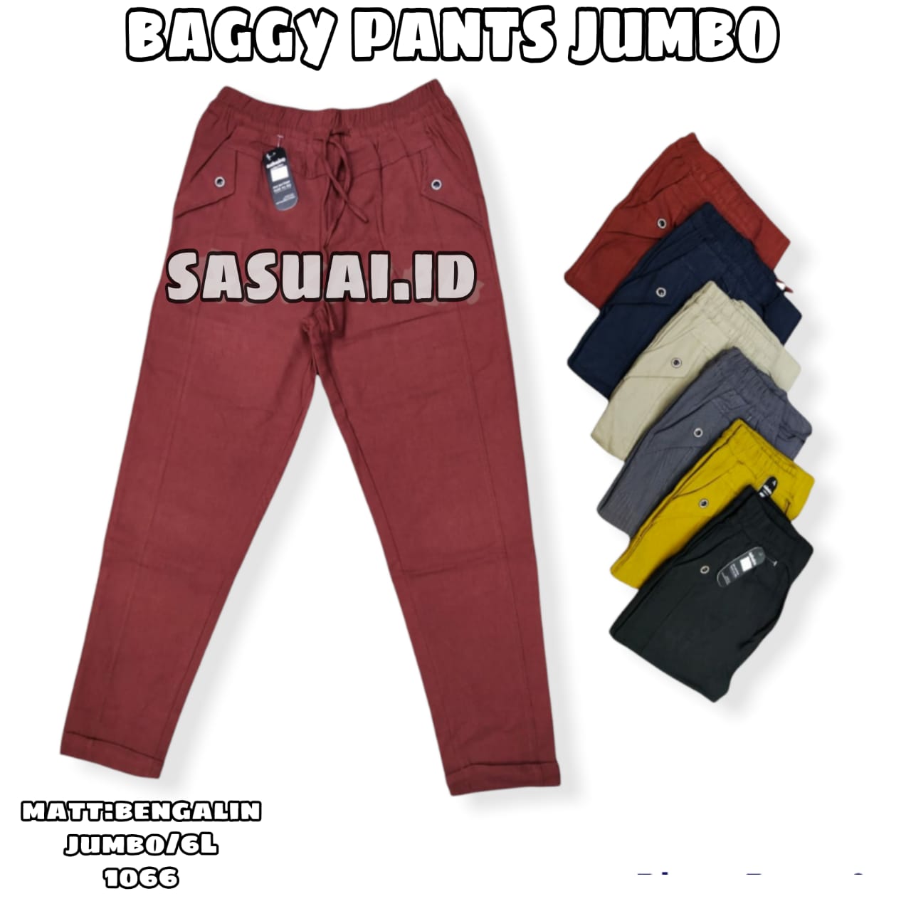CELANA BAGGY PANT BENGALIN STREECH 