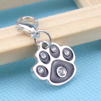 Gambar 1 Pcs Dog Collar Tag Pet ID Accessories Necklace Pendant Metal Pedant Mosaic   intl