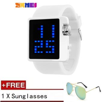 [100% Genuine] SKMEI Brand women or men Sports Watches Relogio Masculino Fashion Casual Dress Electronic Wristwatches 1145 [buy 1 get 1 Sunglasses] - intl  