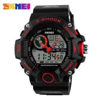 1029 Men Sports Watches Waterproof Fashion Casual Quartz WatchDigital Man Analog Military Multifunctional Wristwatches - intl  