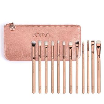 12PCS Eyeliner Eyeliner Blending Pencil Makeup Brushes Set With Bag Gift - intl  