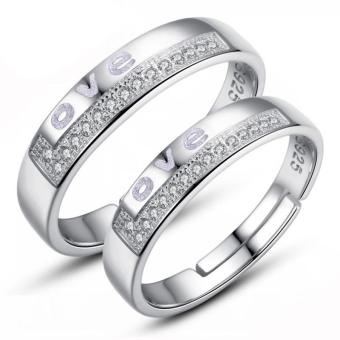 2 PCS Disesuaikan Cincin Pasangan Cincin Jewellry 925 Perak Adjustable Pecinta Cincin E028 Juni 2018 - 5 2 PCS disesuaikan cincin pasangan cincin Jewellry 925 perak Adjustable pecinta cincin E028 - 5
