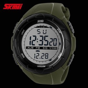 2014 Men Sports Watches Digital Watch LED Outdoor DressWristwatches Military Watch relogios masculinos - intl  