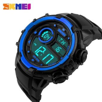2017 new Casual watch men military Watches sport Wristwatch LEDDigital Watch Multifunctional Wristwatches 50M Waterproof Clock(Not Specified)(OVERSEAS) - intl  
