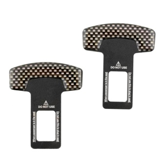 2pcs Truck Atv Carbon Fiber Safty Seat Belt Buckle Stopper Alarm Canceler Black - Intl Pebruari 2019 - 3 2pcs Truck Atv Carbon Fiber Safty Seat Belt Buckle Stopper Alarm Canceler Black - intl - 3