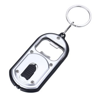 3-in-1 Bottle Opener LED Light Camping Key Chain Keyring Multi Function Keychain - intl  